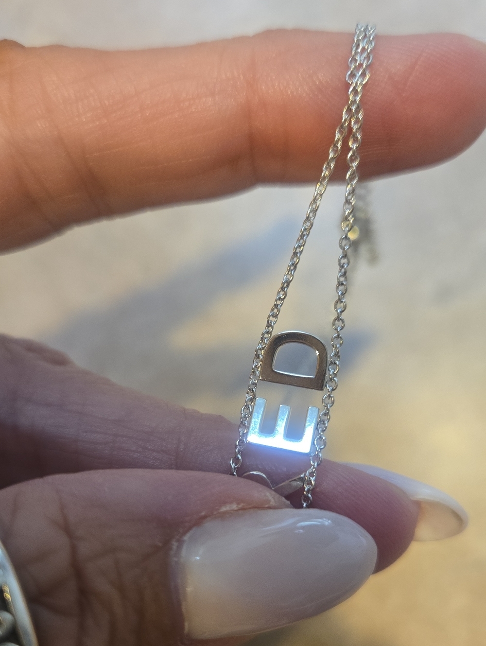 EMPOWERED Silver Adjustable Bracelet - Picture 3 of 4